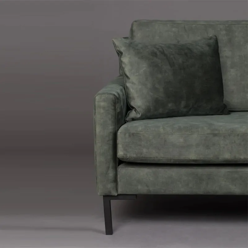 Straight Velvet Sofa 3 Straight Velvet Sofa - Image 3