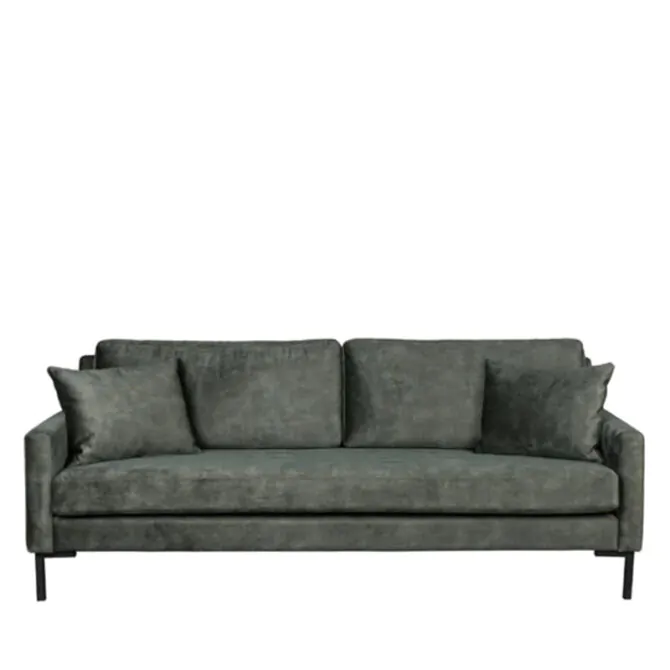 Straight Velvet Sofa