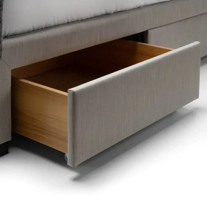 Tufted Drawer Storage Bed 2