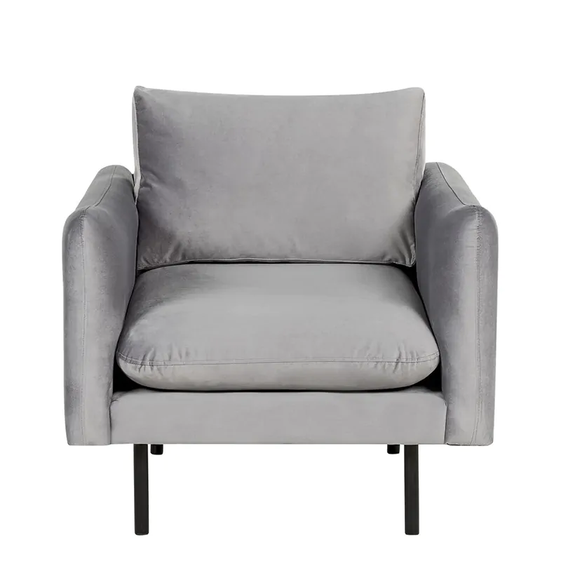 Velvet Padded Armchair - Image 3