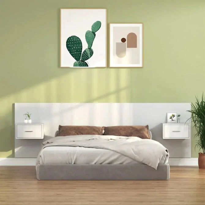 classic wallpanel bed