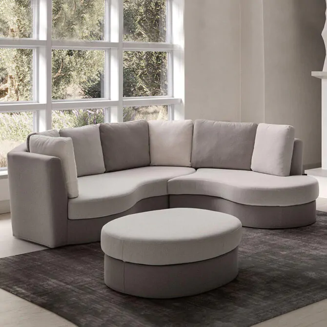 Curved Sectional Sofa