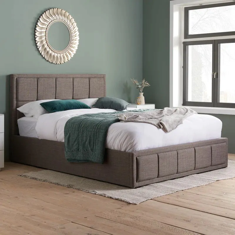 Padded Headboard Bed 1 Padded Headboard Bed
