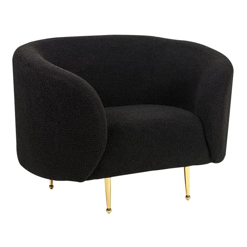 Round Boucle Armchair - Image 2