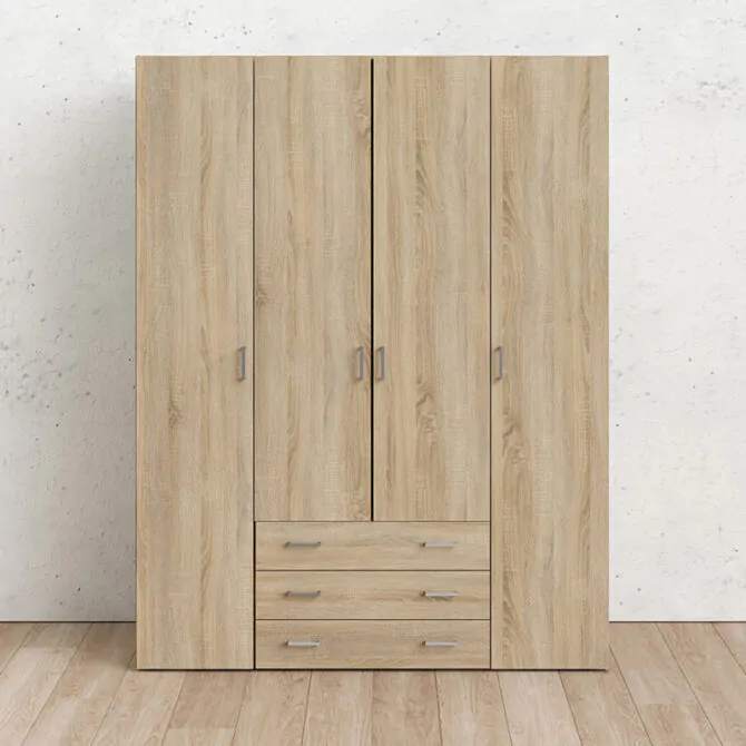 sleek 4 door cabinet 2