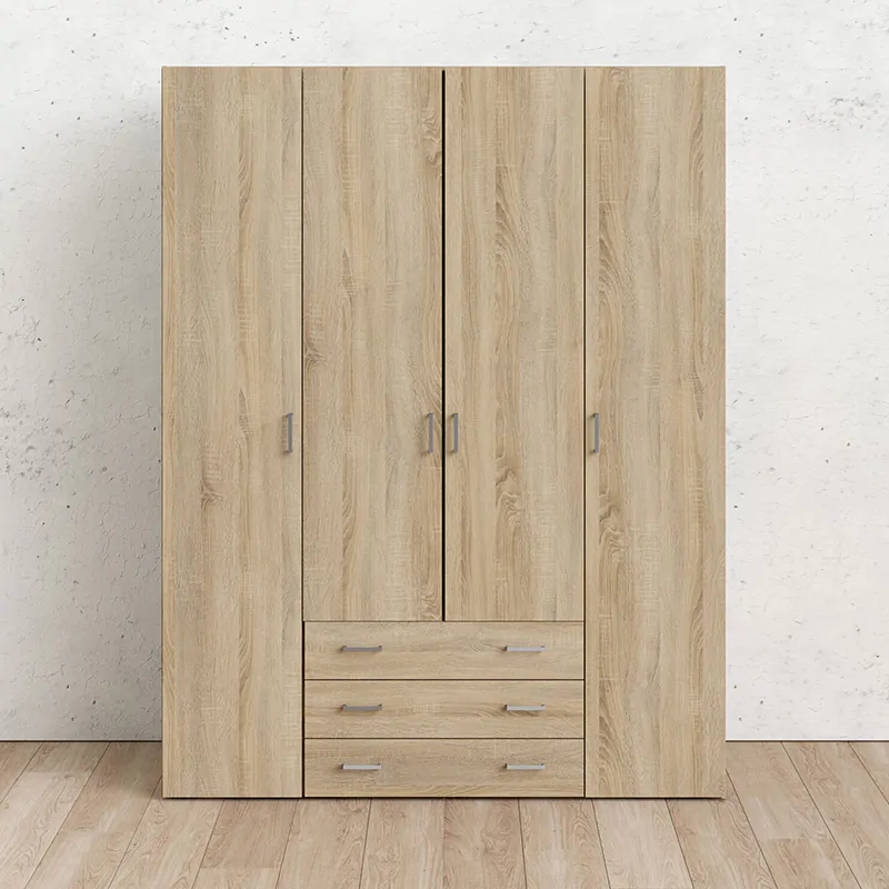 Sleek 4 Door Cabinet