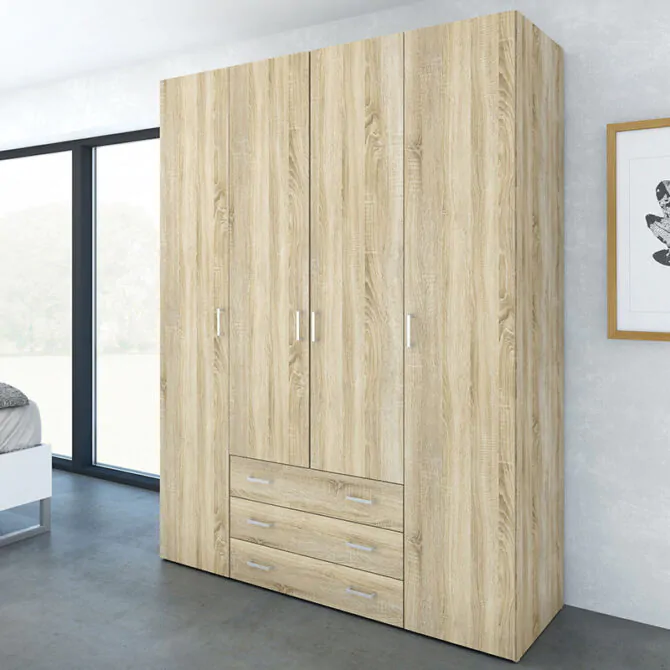 sleek 4 door cabinet 3