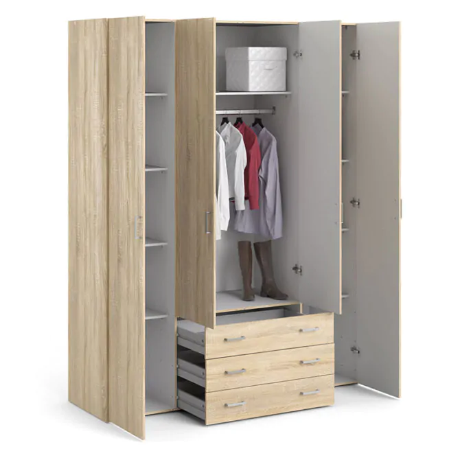 sleek 4 door cabinet