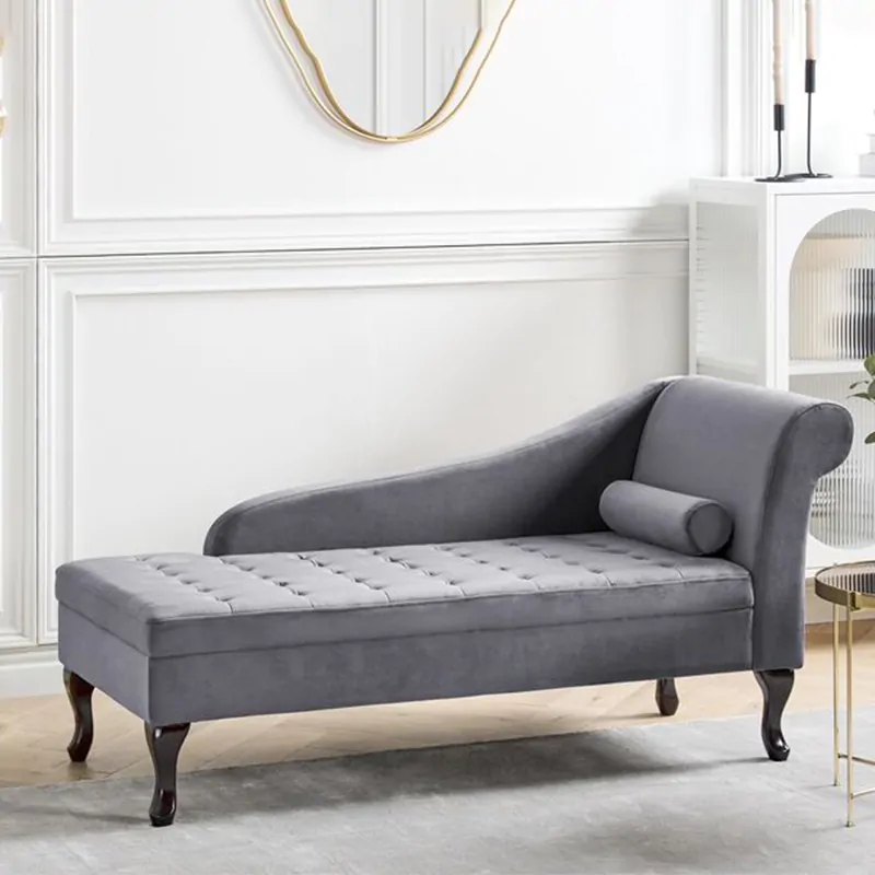 Velvet Chaise Lounge - Image 4