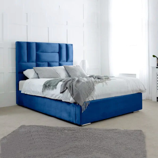 velvet padded bed 2