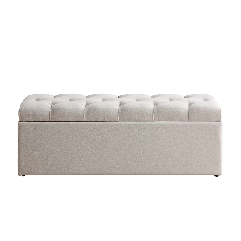 Deep Buttoned Ottoman 4 Deep Buttoned Ottoman - Image 4