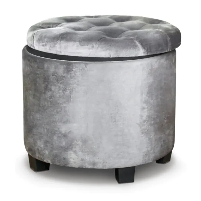 Wide Round Ottoman - Image 3