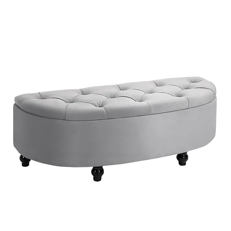 Wide Tufted Ottoman 3 Wide Tufted Ottoman - Image 3