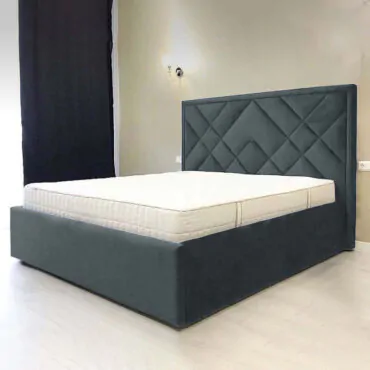 linear Upholstered Bed