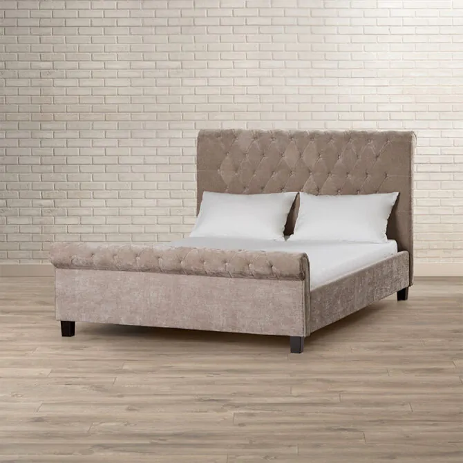 Traditional Upholstered Bed - Image 2