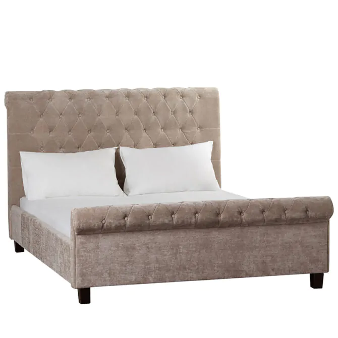 Traditional Upholstered Bed - Image 4