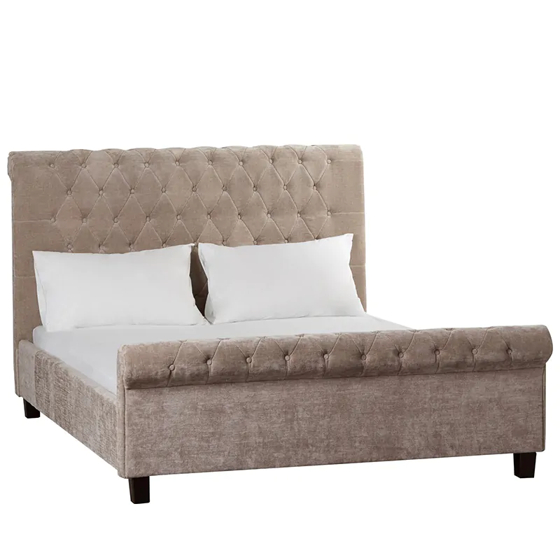 Traditional Upholstered Bed 4 Traditional Upholstered Bed - Image 4