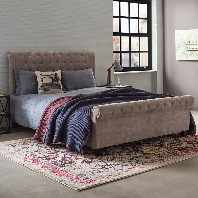 Traditional Upholstered Bed 1 Traditional Upholstered Bed