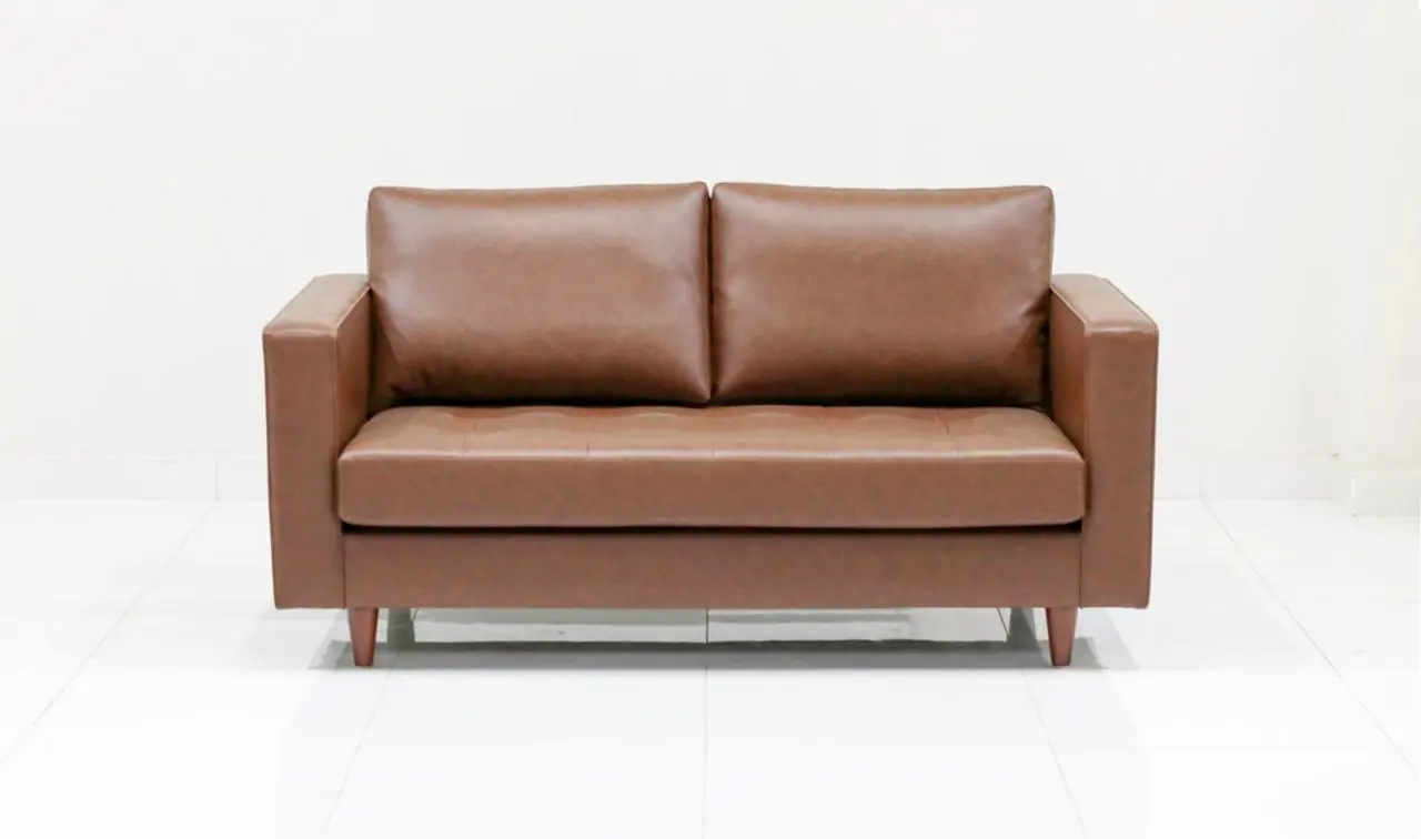 Clark 80 Genuine leather square Arm sofa 1 Clark 80 Genuine leather sofa