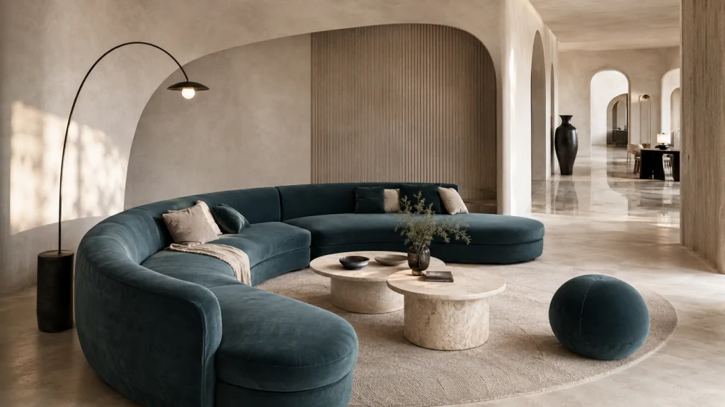 Curved Furniture Takes Centre Stage