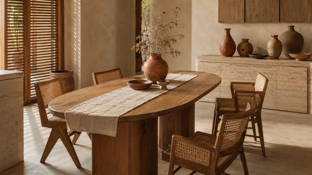 Warm Colours and Natural Finishes